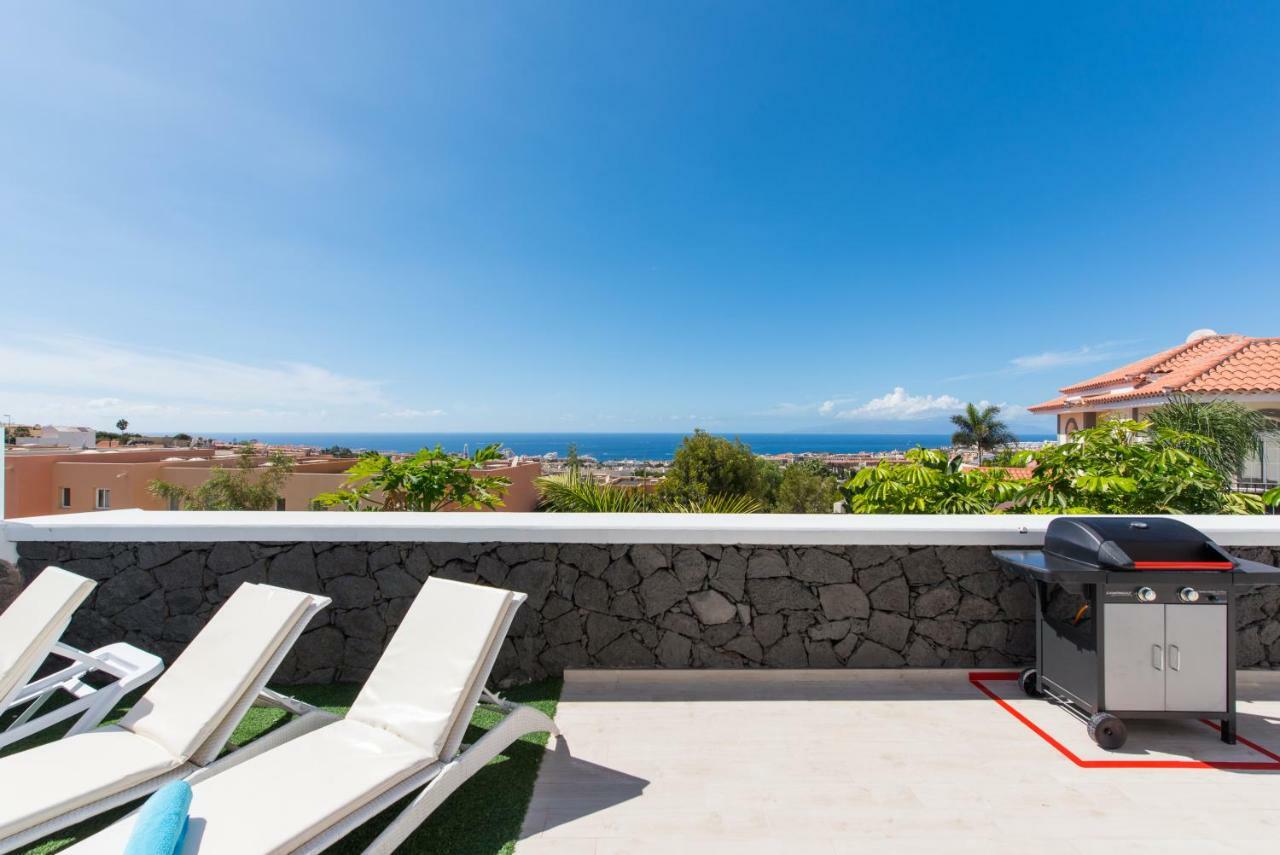 Luxury White Villa With Sea View, Heated Pool Costa Adeje  Exteriér fotografie