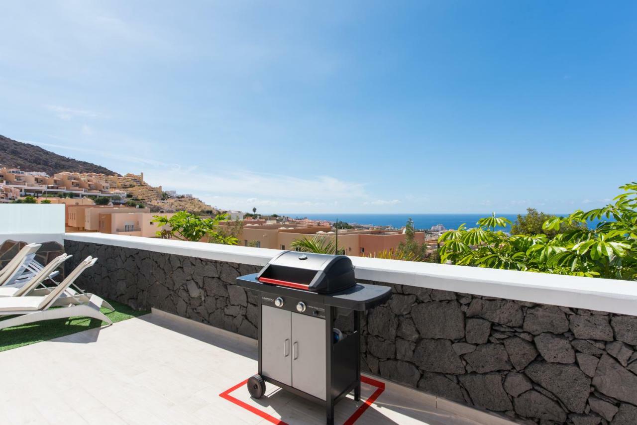 Luxury White Villa With Sea View, Heated Pool Costa Adeje  Exteriér fotografie