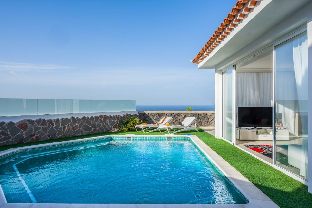 Luxury White Villa With Sea View, Heated Pool Costa Adeje  Exteriér fotografie